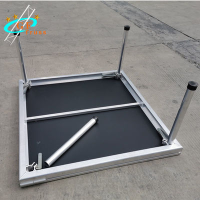 शादी के लिए 1m * 1m 1m * 2m 1.22m * 1.22m एल्युमिनियम स्टेज प्लेटफॉर्म
