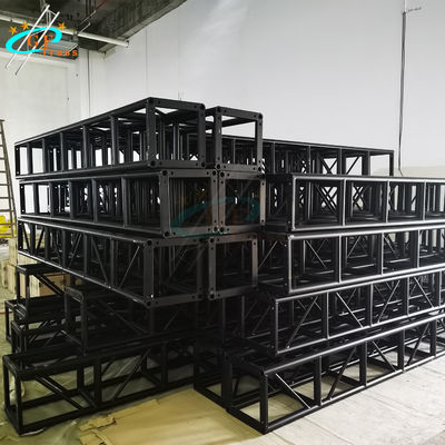 OEM 300X300mm बोल्ट स्क्वायर एल्यूमिनियम प्रकाश ट्रस